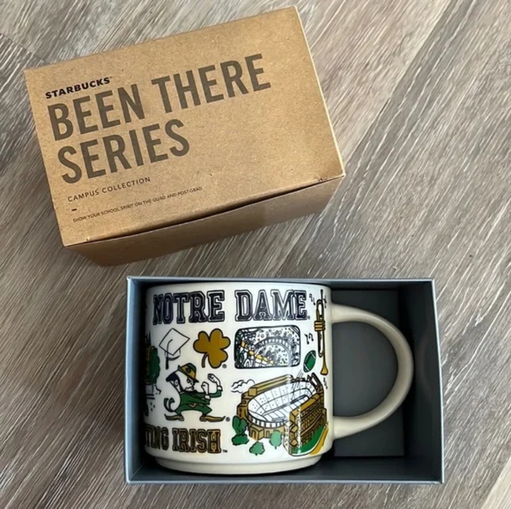 COPY - NEW Starbucks Notre Dame "Been There Series" College Collection Mug